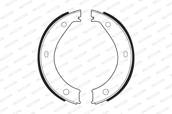 Brake Shoe Set, parking brake (FSB272)