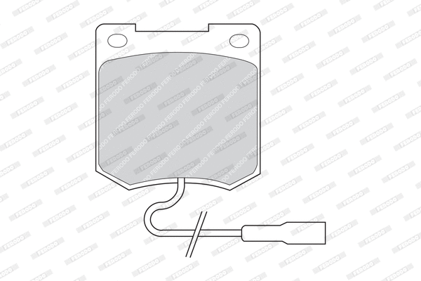 Brake Pad Set, disc brake (FDB820)