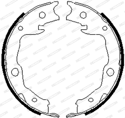 Brake Shoe Set, parking brake (FSB4035)