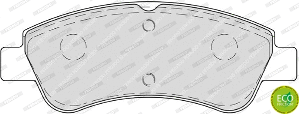 Brake Pad Set, disc brake (FDB4066)