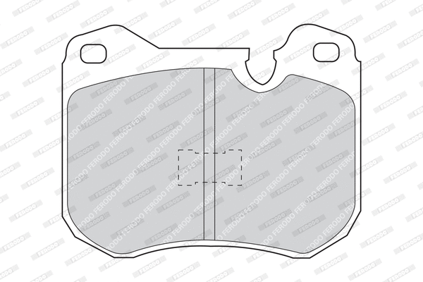 Brake Pad Set, disc brake (FDB165)