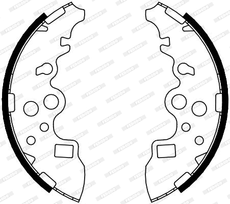 Brake Shoe Set (FSB4093)