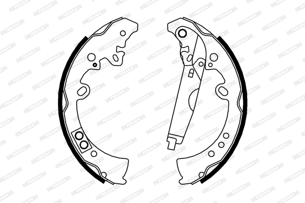 Brake Shoe Set (FSB4010)