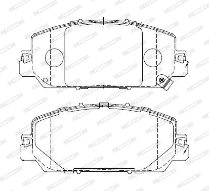 Brake Pad Set, disc brake (FDB4924-D)