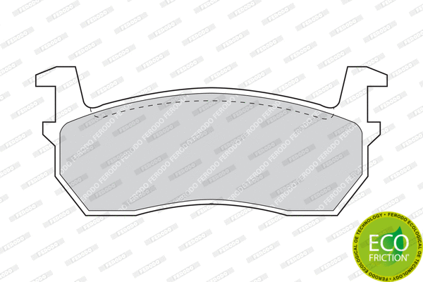 Brake Pad Set, disc brake (FDB316)