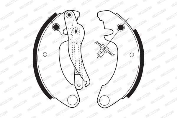 Brake Shoe Set (FSB49)