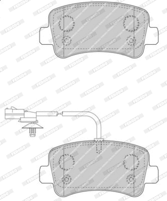 Brake Pad Set, disc brake (FVR4348)