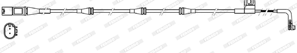 Warning Contact, brake pad wear (FWI318)