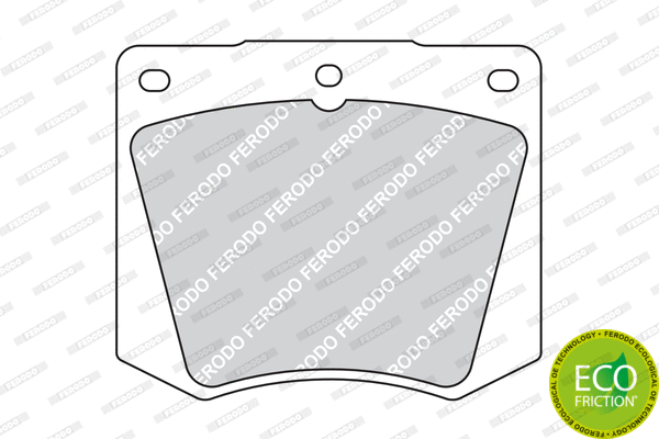 Brake Pad Set, disc brake (FDB1284)