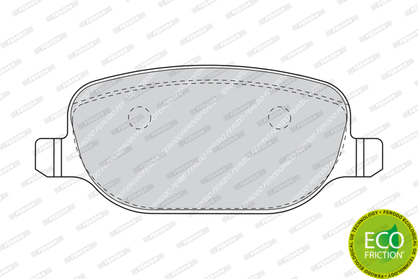 Brake Pad Set, disc brake (FDB1471)