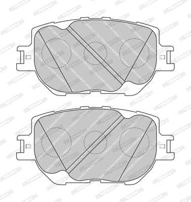 Brake Pad Set, disc brake (FDB4201-D)