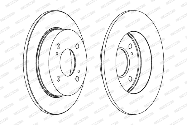Brake Disc (DDF674)