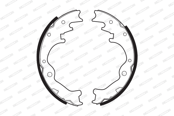 Brake Shoe Set (FSB343)