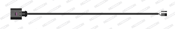Warning Contact, brake pad wear (FWI416)
