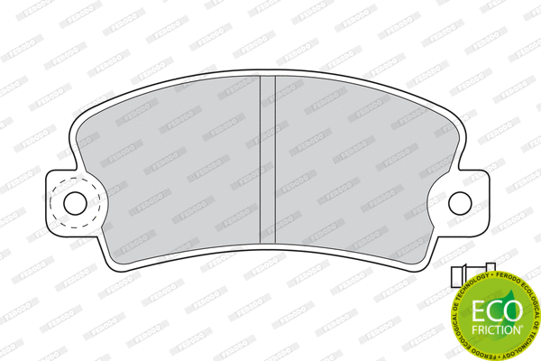 Brake Pad Set, disc brake (FDB113)