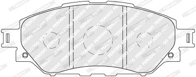 Brake Pad Set, disc brake (FDB4936)