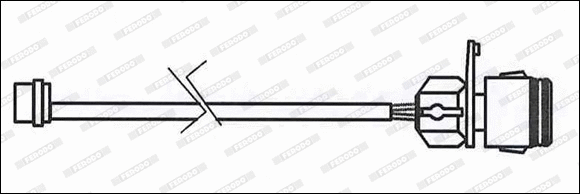 Warning Contact, brake pad wear (FWI346)