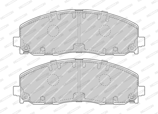 Brake Pad Set, disc brake (FDB4785)