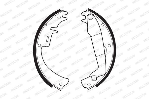 Brake Shoe Set (FSB68)