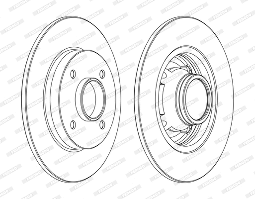 Brake Disc (DDF1564P-D)