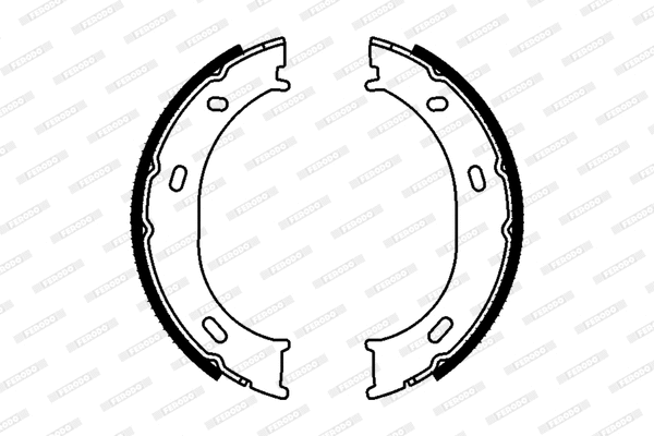 Brake Shoe Set, parking brake