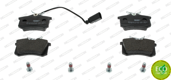 Brake Pad Set, disc brake (FDB1481)