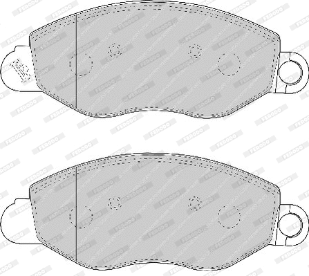 Brake Pad Set, disc brake (FVR1461)