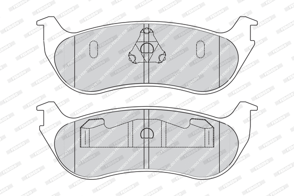 Brake Pad Set, disc brake (FDB1793)