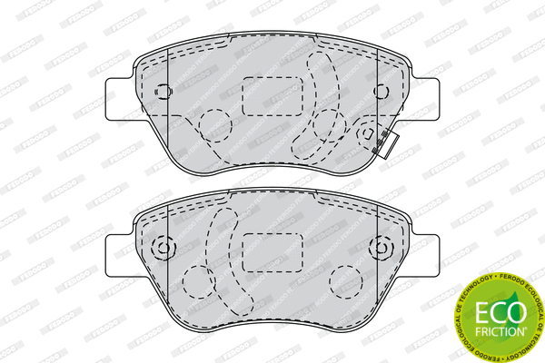 Brake Pad Set, disc brake (FDB1920)
