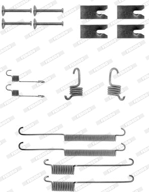 Accessory Kit, brake shoes (FBA83)