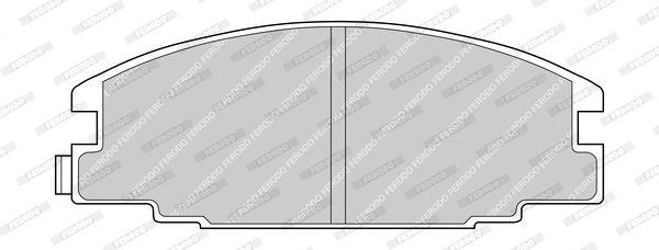 Brake Pad Set, disc brake (FDB678-D)