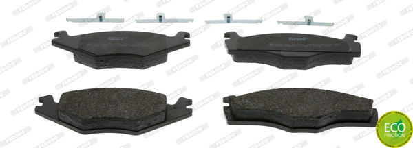 Brake Pad Set, disc brake (FDB1072)