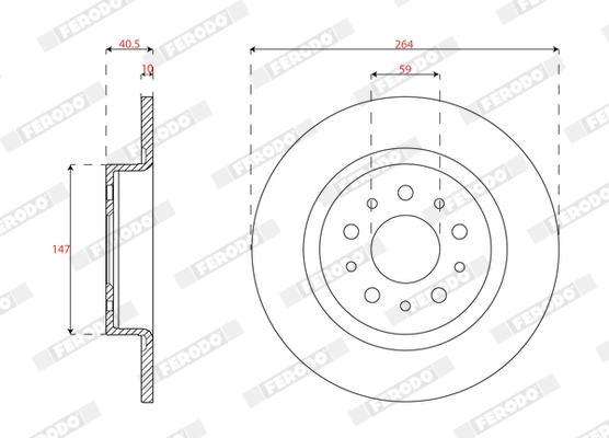 Brake Disc (DDF2778C)
