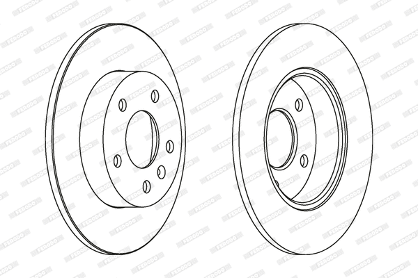 Brake Disc (DDF1044)