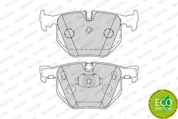 Brake Pad Set, disc brake (FDB1673)