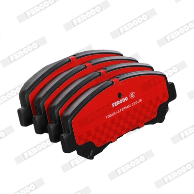 Brake Pad Set, disc brake (FDB4051-S)