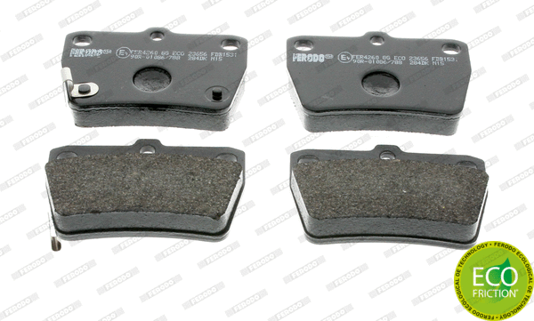 Brake Pad Set, disc brake (FDB1531)