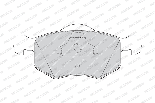 Brake Pad Set, disc brake (FDB1571)