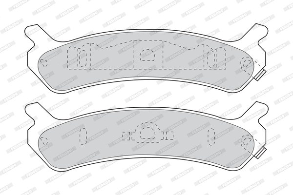 Brake Pad Set, disc brake (FDB1033)