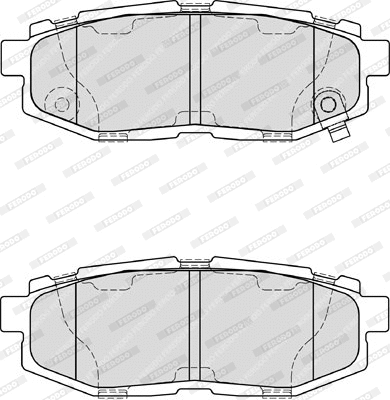 Brake Pad Set, disc brake (FDB4187)