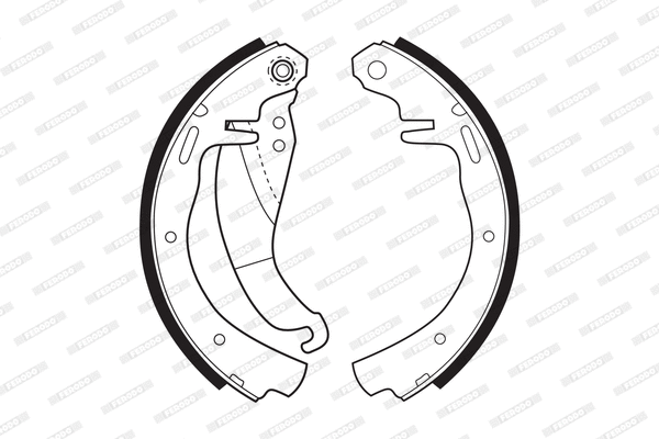 Brake Shoe Set (FSB157)
