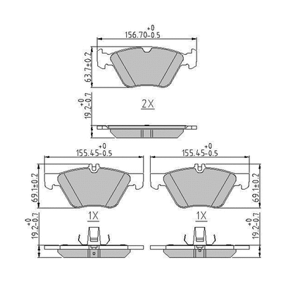 Brake Pad Set, disc brake