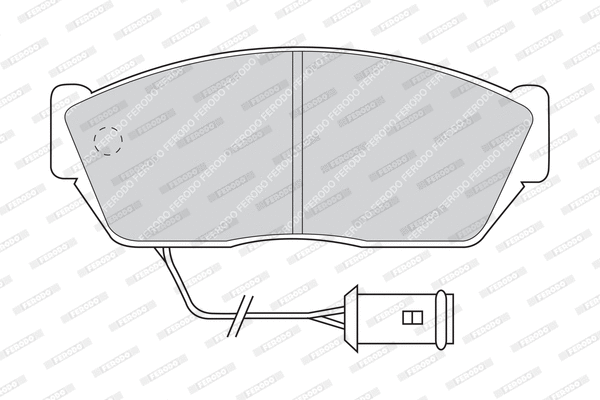 Brake Pad Set, disc brake (FDB467)
