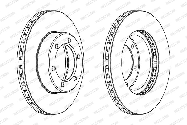 Brake Disc (DDF614)