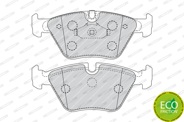 Brake Pad Set, disc brake (FDB4752)