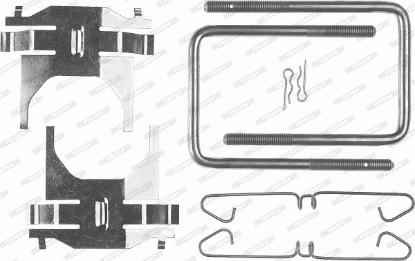 Accessory Kit, disc brake pad (FBA411)
