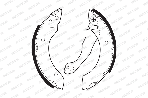 Brake Shoe Set (FSB164)