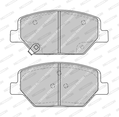 Brake Pad Set, disc brake (FDB4812-D)