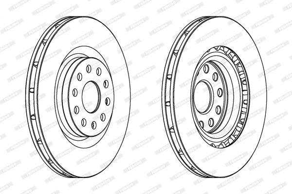 Brake Disc (DDF1162)