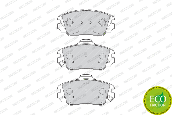 Brake Pad Set, disc brake (FDB4246)